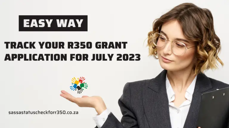 How To Track Your R350 Grant Application For July 2023. Go to the SASSA SRD grant website. Scroll down to Application status.