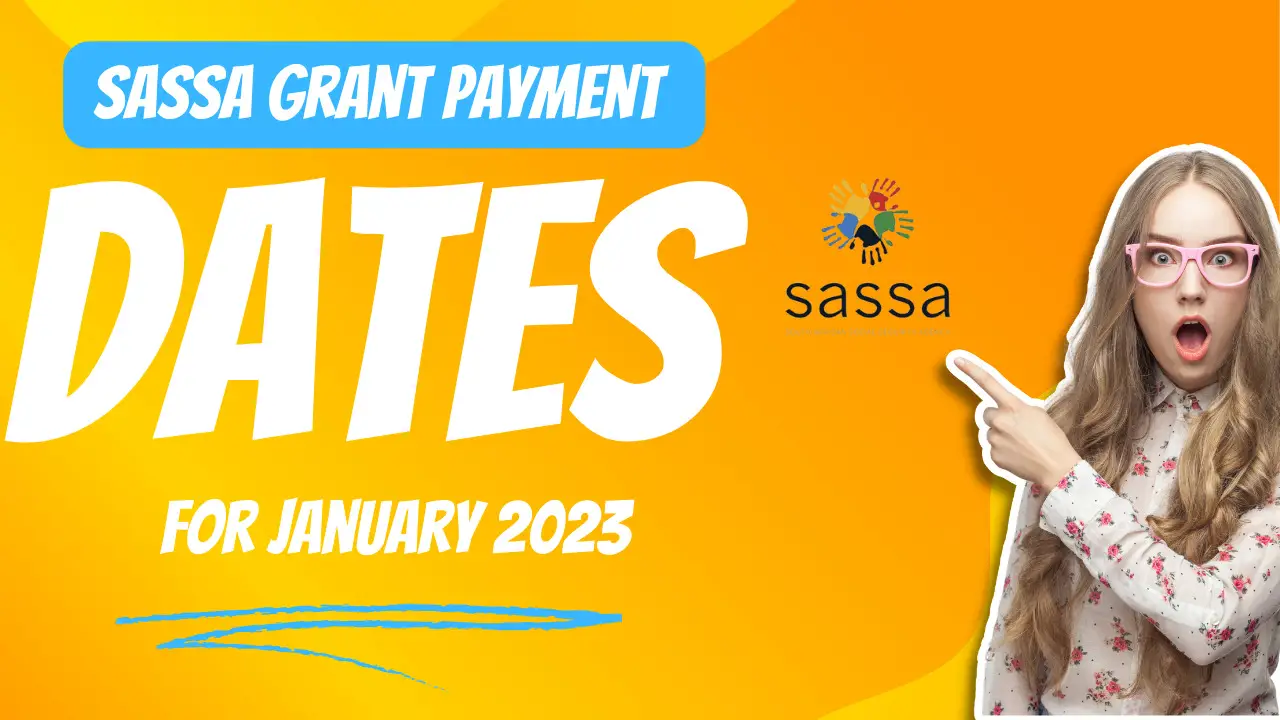 SASSA Grant Payment Dates For January 2023 · Older Person's Grants: 03 January 2023 · Disability Grants: 04 January 2023 · All Other Grants: 05 January 2023.