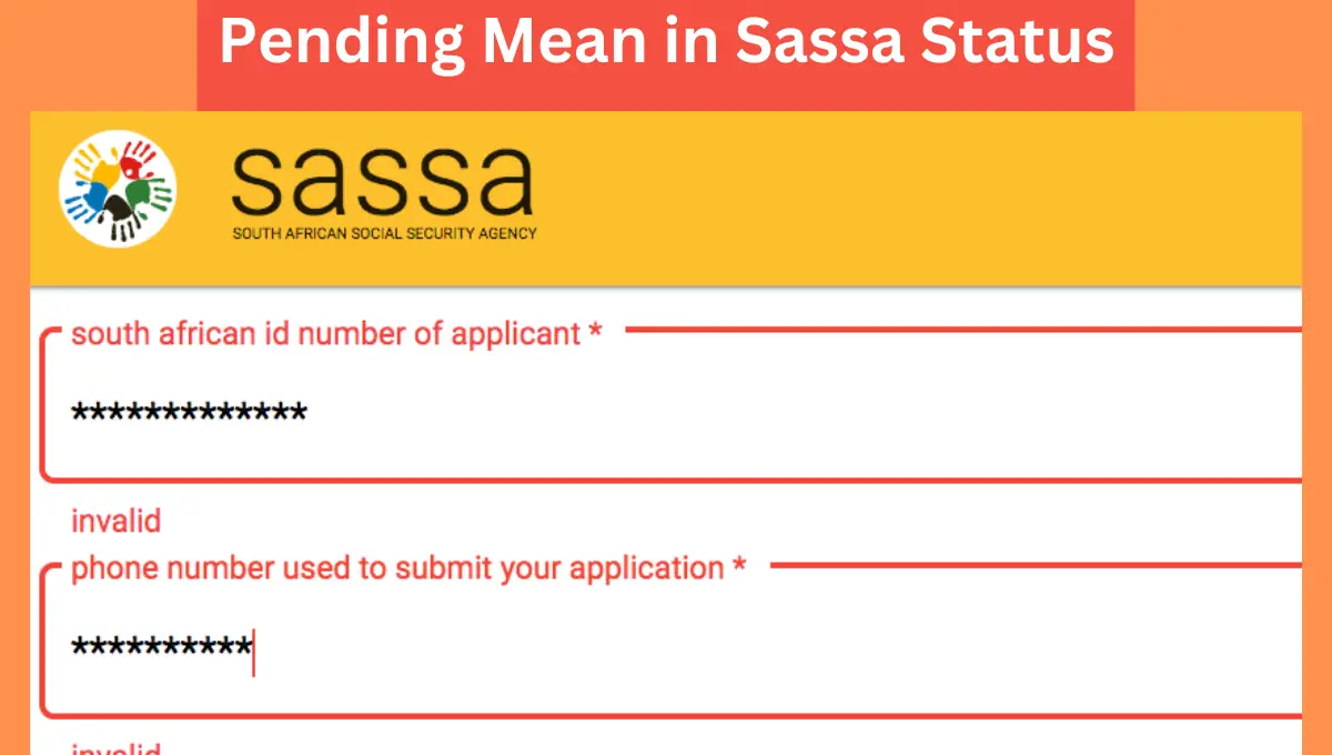 What Does Pending Mean in Sassa Status