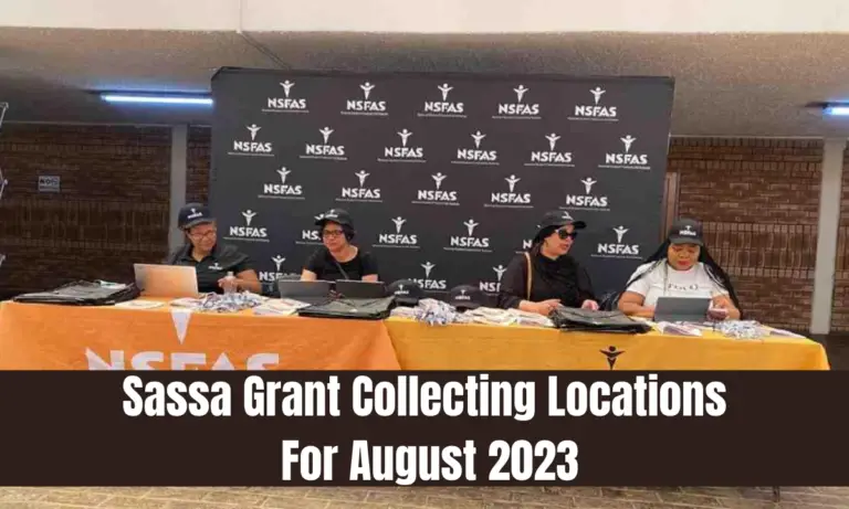 Sassa Grant Collecting Locations For August 2023